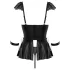 Cottelli Bondage - Spitzen Minikleid mit Handschellen (schwarz) - L