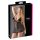 Cottelli Plus Size - Spitzen-Negligé Schwarz - 3XL