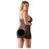 Cottelli Plus Size - Spitzen-Negligé Schwarz - 3XL