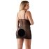Cottelli Plus Size - Spitzen-Negligé Schwarz - 3XL