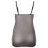 Cottelli Plus Size - Spitzen-Negligé Schwarz - 3XL