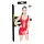Black Level - Lack-Minidress mit Schnürung (Rot) - M