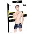 Black Level - Herren Lack-Shorts mit Seitentaschen (schwarz)