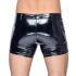 Black Level - Herren Lack-Shorts mit Seitentaschen (schwarz) - XL
