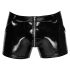 Black Level - Herren Lack-Shorts mit Seitentaschen (schwarz) - XL