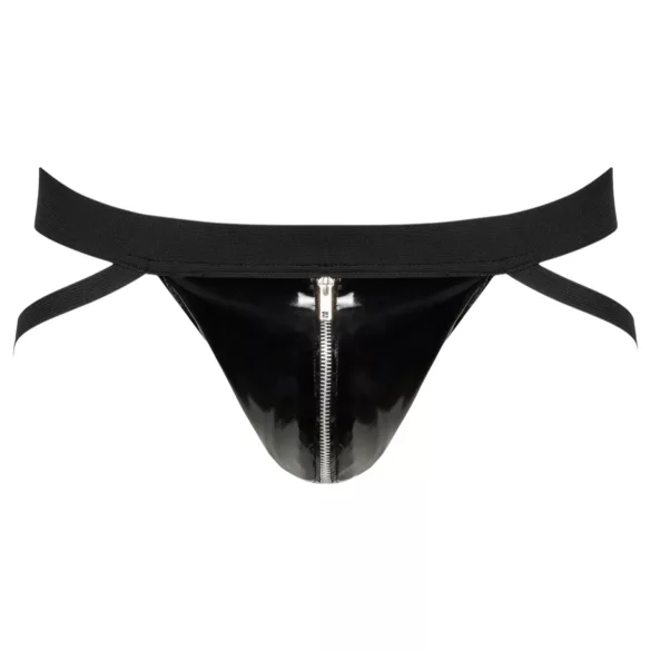 Black Level – Jockstrap mit Reißverschluss (schwarz) - M