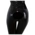 Damen-Latexanzug in Schwarz, langärmlig - XL