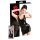 LATEX - Ärmelloses Minikleid (Schwarz) - 2XL