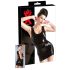 LATEX - Ärmelloses Minikleid (Schwarz) - 2XL