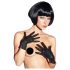 LATEX - kurze, unisex Handschuhe (schwarz) - M