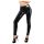 LATEX - Reißverschluss-Leggings (schwarz) - M