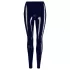 Latex - Reißverschluss-Leggings (schwarz) - L