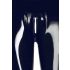 LATEX - Reißverschluss-Leggings (schwarz) - L