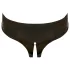 LATEX - Offene Damenunterhose - Schwarz (S-L)