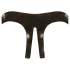 LATEX - Offene Damenunterhose - Schwarz (S-L)