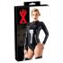 LATEX - Langarm Damen-Body (Schwarz) - M