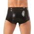 LATEX - Boxershorts & Penishülle (Schwarz) - L/XL