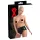 Latex Damen-Slip mit Kondom (schwarz) - L