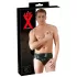 Latex Herren-Slip mit innenliegendem Penis-Analdildo (schwarz) - M
