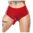 LATEX - Realistischer Dildo in Rot (unten)