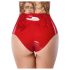 LATEX - Realistischer Dildo in Rot (unten)