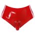 LATEX - Realistischer Dildo in Rot (unten)