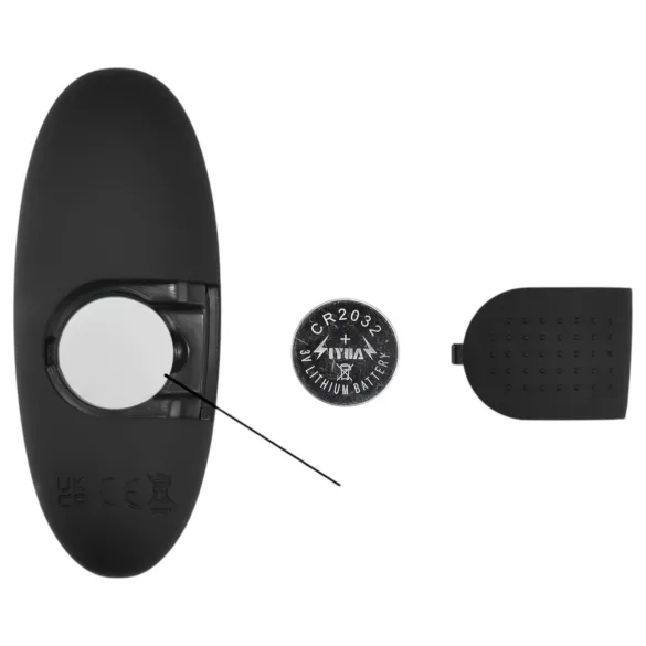 Mrow - Leuchtender Radio-Analdildo (schwarz)