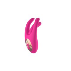   Mrow - akkubetriebener, dreizackiger Klitoris-Vibrator (rosa)