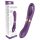 Funny Me Dual - kabelloser 2-in-1 Zungenvibrator (Lila)