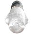 Lustiger Raketen-Cup - saugend vibrierend (transparent-schwarz)