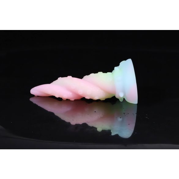OgazR Kraken - Spiraltentakel Dildo - 18 cm (Regenbogen)