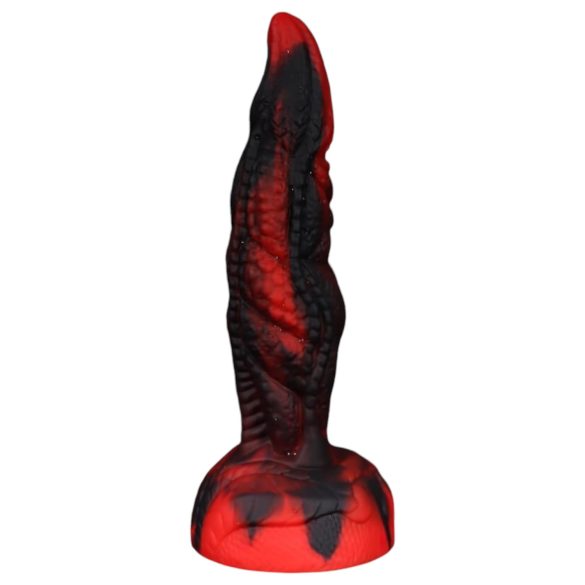 OgazR Hell Dong - gerillter Dildo - 20 cm (rot)