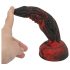 OgazR Hell Dong - gerillter Dildo - 20 cm (rot)