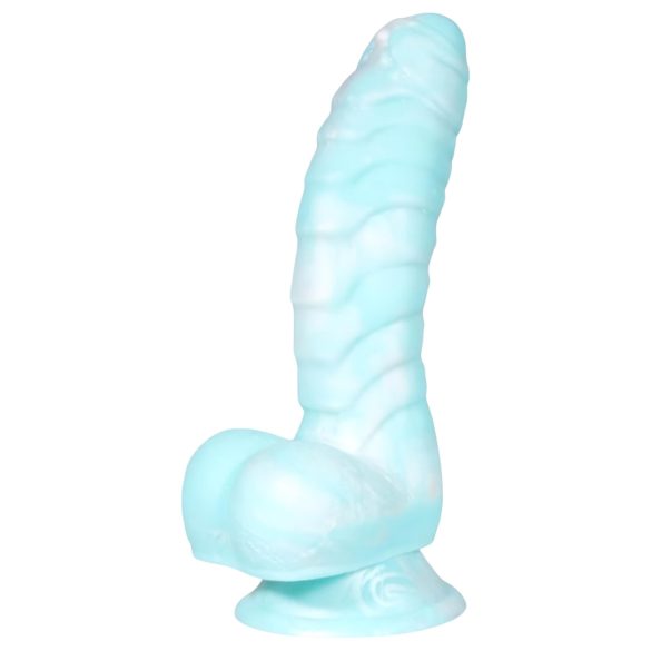 OgazR Meeresschlange Wellen-Dildo 17 cm (blau-weiß)