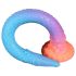 Leuchtender XXL Aal Dildo 47cm (pink)
