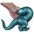 Dino-Lust! - Silikon Dildo 26 cm (Türkis)
