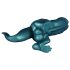 Dino-Lust! - Silikon Dildo 26 cm (Türkis)