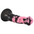 Bad Horse - Silikon Dildo in Pferdeform - 18cm (schwarz-pink)