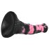 Bad Horse - Silikon Dildo in Pferdeform - 18cm (schwarz-pink)