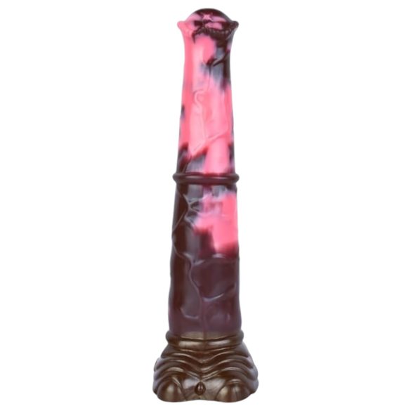 Bad Horse - Silikon-Pferdepenis-Dildo - 24cm (braun-pink)