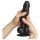 Strap-on-me L - Zweischichtiger Saugnapf-Dildo (schwarz)