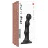 Strap-on-me Balls M - Kugeldildo mit Saugnapf (schwarz)
