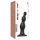 Strap-on-me Beads M - Perlen-Dildo mit Saugfuß (Schwarz)