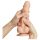 Strap-on-me S - Zweischichtiger, haftender Dildo (Natur)