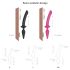 / Strap-on-me Swith Semi-Realistic S - 2-in-1 Silikon-Dildo (schwarz)