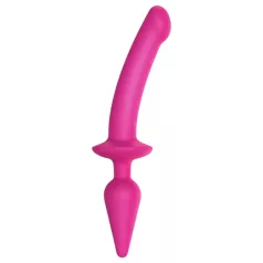   Strap-on-me Switch Halb-Realistischer L - 2in1 Silikon-Dildo (rosa)