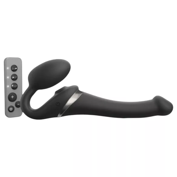 Strap-on-me S - aufschnallbarer Luftstoß-Vibrator - (schwarz)