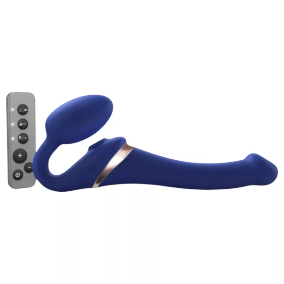 Strap-on-me S - anlegbarer, luftwellen Vibrator - (blau)