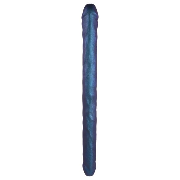 Strap-on-me - Doppeldildo (metallisch blau)