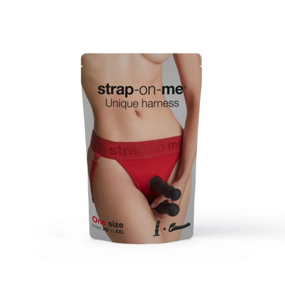 Strap-on-me - Unterhose für Analdildo - XS-XXL (Rot)